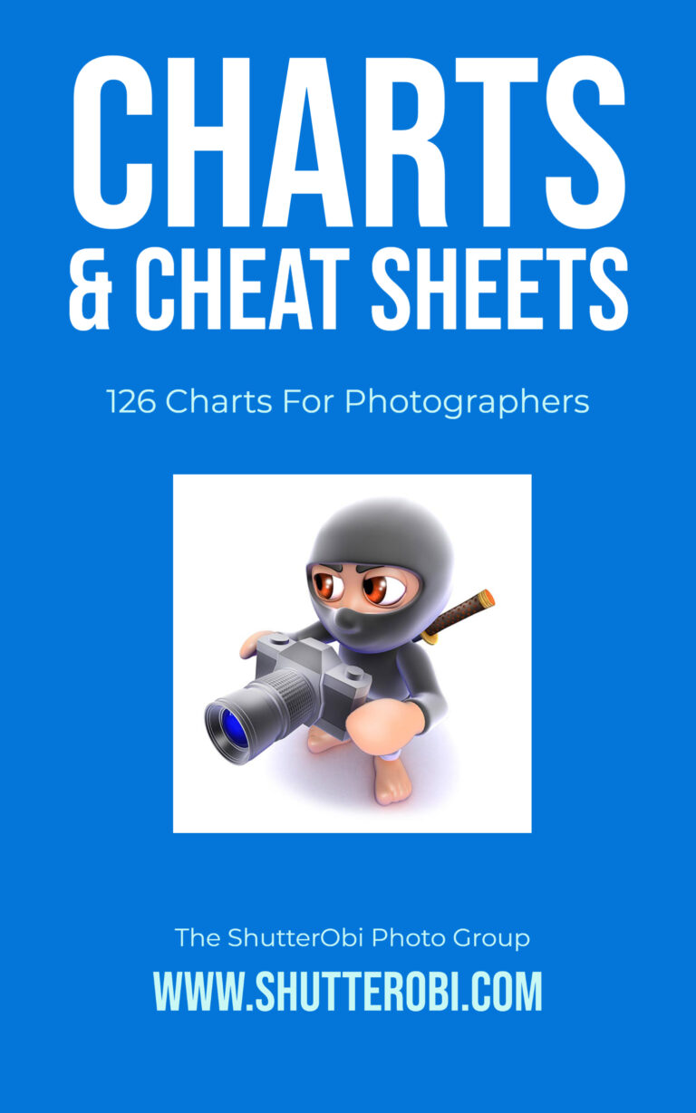 Free Charts And Cheat Sheets eBook For Photographers